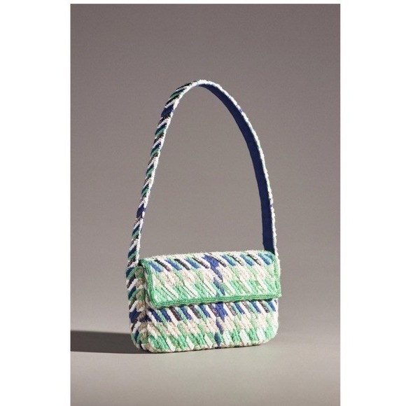 Anthropologie Handbags - *SOLD** Anthropologie Fiona Beaded Bag: Tile Edition